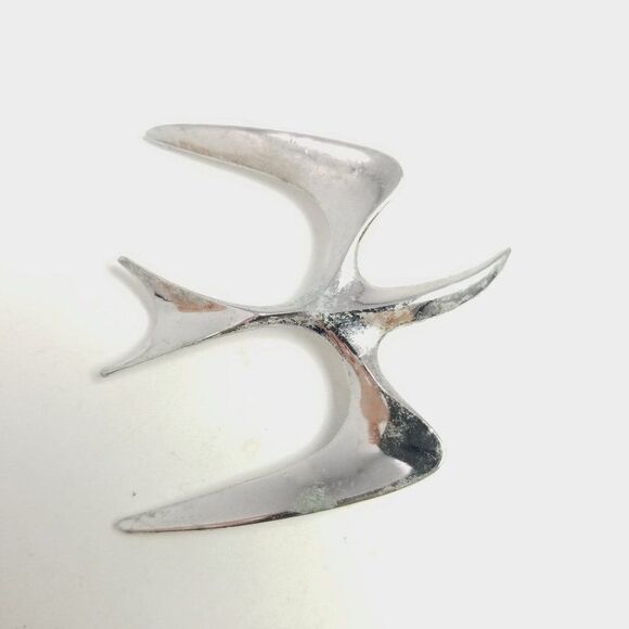 Vintage Sarah Coventry Style Bird Brooch, Silver Tone, Mid Century Style Pin - Picture 2 of 7